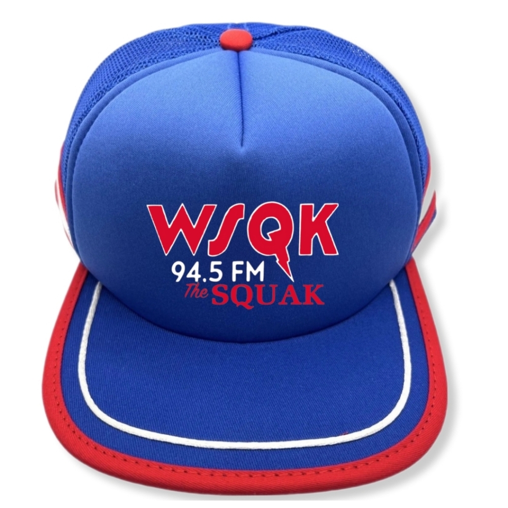 WSQK 94.5 Trucker Hat Snapback Radio Station The Squak Stranger Things